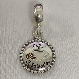 Pandora Elevador Lacerda Salvador Cafe Charms Pendant, S925 Silver Jewelry